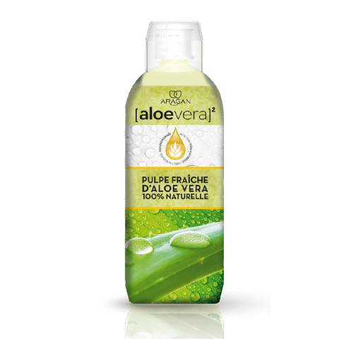 ALOE VERA  PULPE FRAICHE favorise confort gastro intestinal et du transit