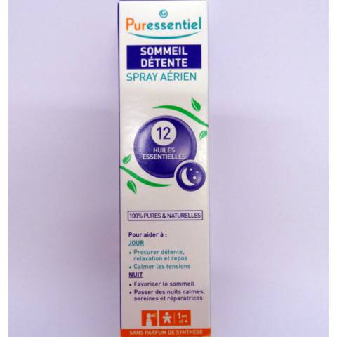 PURESSENTIEL SPRAY SOMMEIL DETENTE à base de 12 huiles essentielles