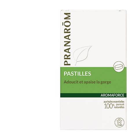 AROMAFORCE PASTILLES adoucit et apaise la gorge