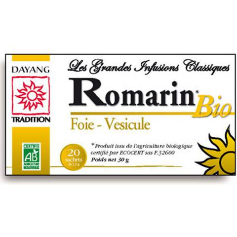 INFUSION BIO ROMARIN désagréments hépatique