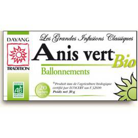 INFUSION BIO ANIS VERT ballonnements et flatulences