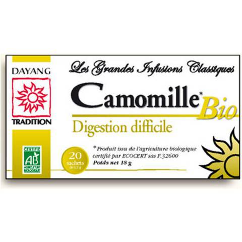 INFUSION BIO CAMOMILLE détente et relaxation