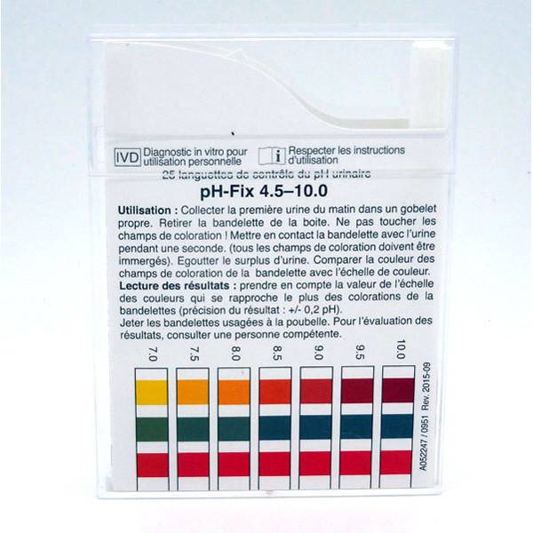 Super sensible bandelette de test de pH/papier test pH 4.5~9.0 - Chine Test  de pH, pH Test des bandes de papier