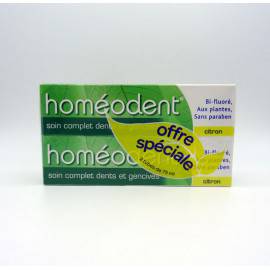 HOMEODENT CITRON LOT 2 TUBES Réduit les caries