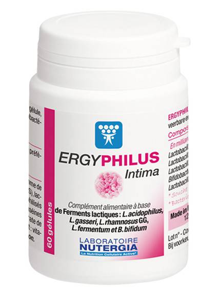 ERGYPHILUS® intima - NUTERGIA - Confort intime - Pot de 60 gélules