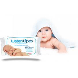 LINGETTES BÉBÉS WATERWIPES soin de la peau de bébé 