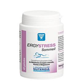 ERGYSTRESS SOMMEIL Nutergia Boite de 40 gélules