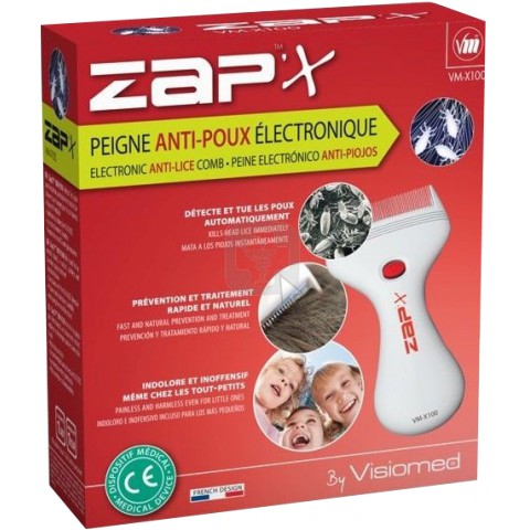 ZAP'X PEIGNE ANTI POUX ELECTRONIQUE