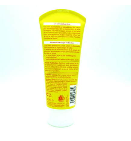 CREME LAVANTE AU CALENDULA POUR BEBE