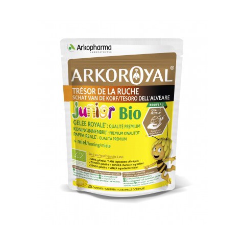 ARKOROYAL JUNIOR GELEE ROYALE BIO Stimule les défenses immunitaires-pharmacie verte