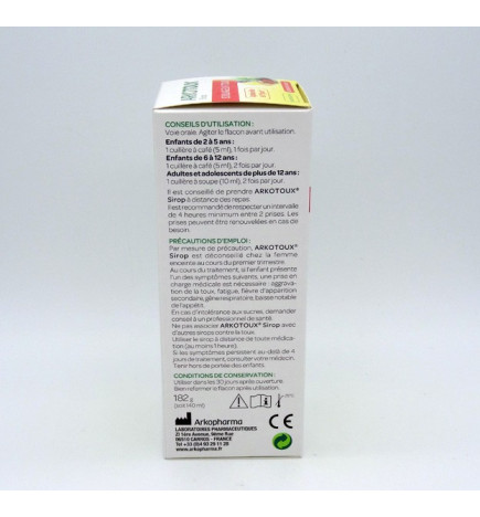 ARKOTOUX SIROP TOUX SECHE