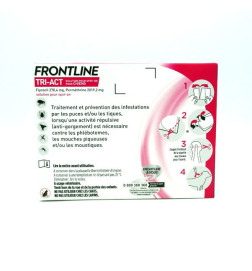 FRONTLINE TRI-ACT CHIEN 20 à 40kg 6 Pipettes