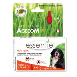 ECO SPOT CHIEN L + 30KG ANTIPARASITAIRE EXTERNE