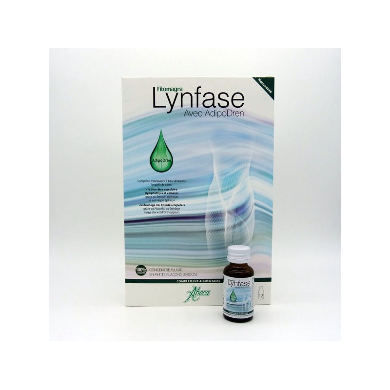 LYNFASE draineur métabolique Boite de 12 flacons LYNFASE draineur métabolique Boite de 12 flacons