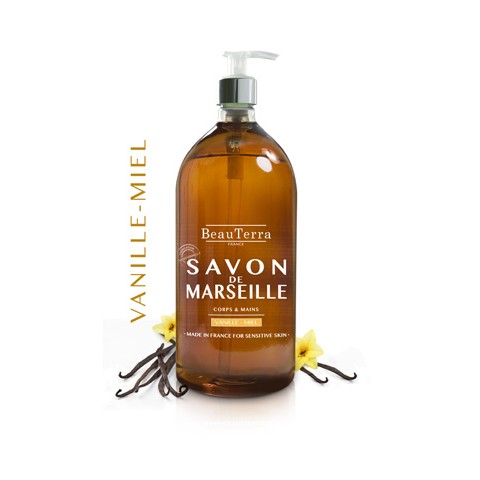 SAVON LIQUIDE DE MARSEILLE VANILLE - MIEL