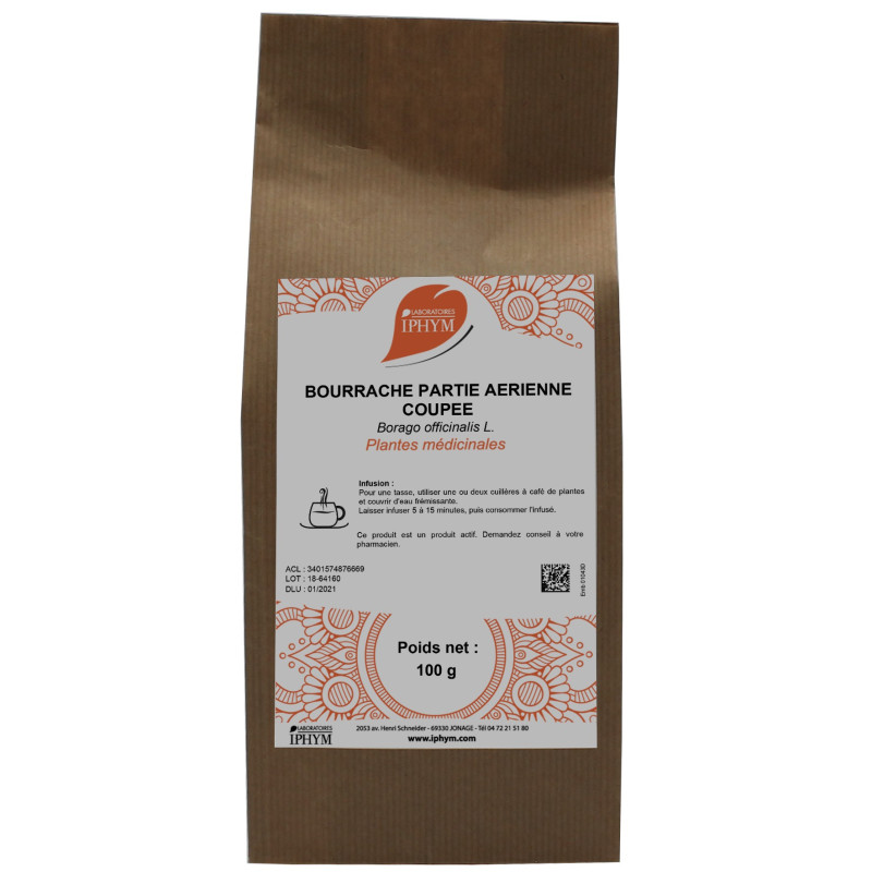 TISANE BOURRACHE IPHYM laxatif ret diurétique