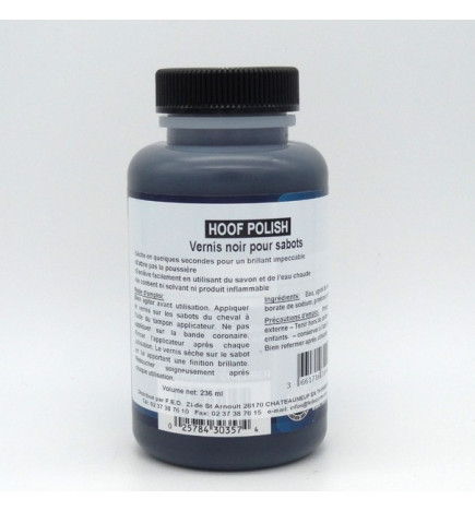 HOOF POLISH BLACK