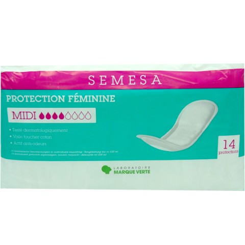 PROTECTION FEMININE MIDI SEMESA fuites urinaires