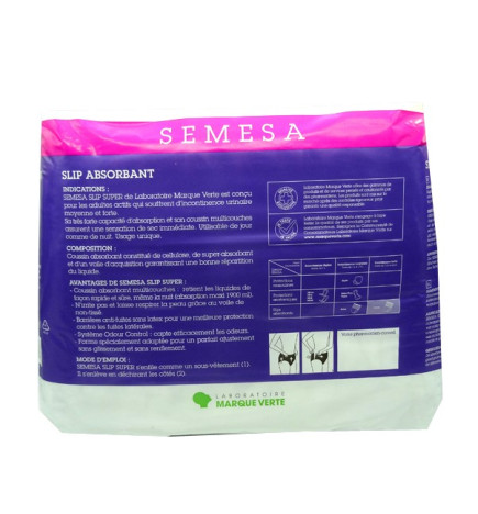SLIP ABSORBANT SUPER XL SEMESA