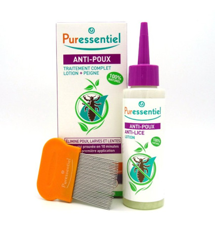 PURESSENTIEL LOTION ANTI-POUX TRAITEMENT COMPLET