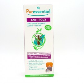 PURESSENTIEL LOTION ANTI-POUX TRAITEMENT COMPLET