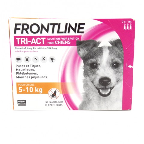 FRONTLINE TRI-ACT CHIEN S antiparasitaires externe