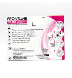 FRONTLINE TRI-ACT CHIEN 5 à 10 kg 3 Pipettes