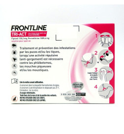 FRONTLINE TRI-ACT CHIEN 10 à 20 kg 3 Pipettes