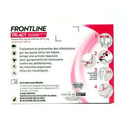 FRONTLINE TRI-ACT CHIEN 20 à 40 kg 3 Pipettes