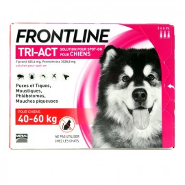 FRONTLINE TRI-ACT CHIEN 40 à 60 kg 3 Pipettes