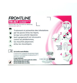 FRONTLINE TRI-ACT CHIEN 40 à 60 kg 3 Pipettes