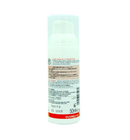 CREME SOLAIRE VISAGE 30 SPF 50ML La Pharmacie du layon