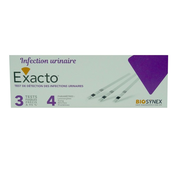 BIOSYNEX Autotest Infection Urinaire boite de 3
