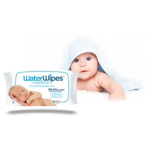 WATERWIPES LINGETTES NETTOYANTES BB 4 X 60