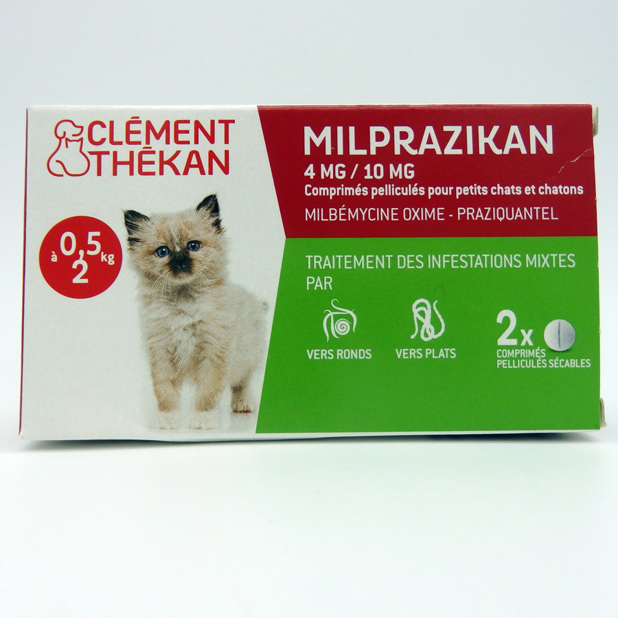 Milprazon vermifuge pour chat et chaton (0,5 - 2 kg) 