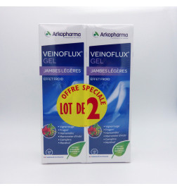 VEINOFLUX Gel effet froid Lot de 2 Tubes 150ml