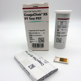 COAGUCHEK XS PT PST BANDELETTES MESURE INR