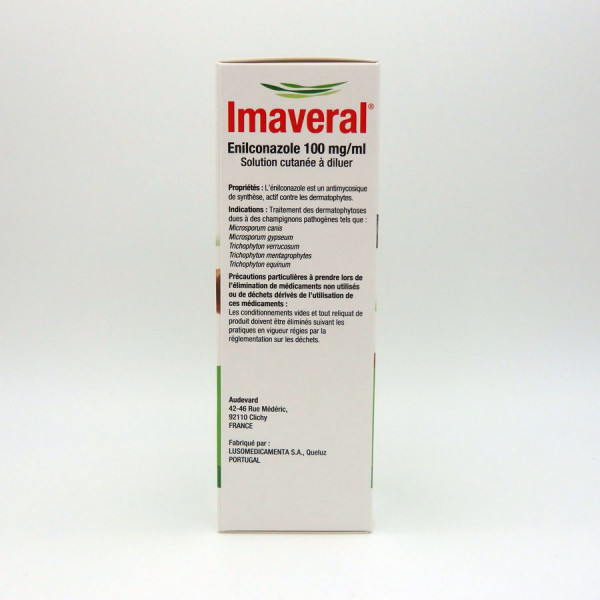 Imaveral Solution Cutanee A Diluer 100 Ml