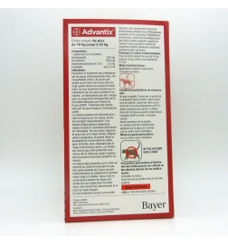 ADVANTIX  CHIEN MOYEN 4 Pipettes