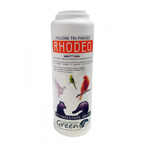 RHODEO anti-parasitaire aviaire Poudre tri-phasée 250g