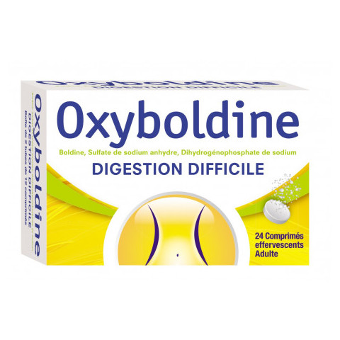 OXYBOLDINE 24 comprimés effervescents