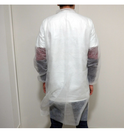 SURBLOUSE BLANCHE FERMETURE avant SCRATCH
