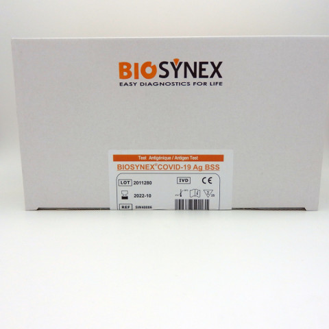 BIOSYNEX COVID-19 BSS boite de 25 tests antigéniques rapides