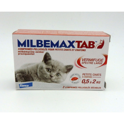 MILBEMAXTAB CHATON 2 Comprimés