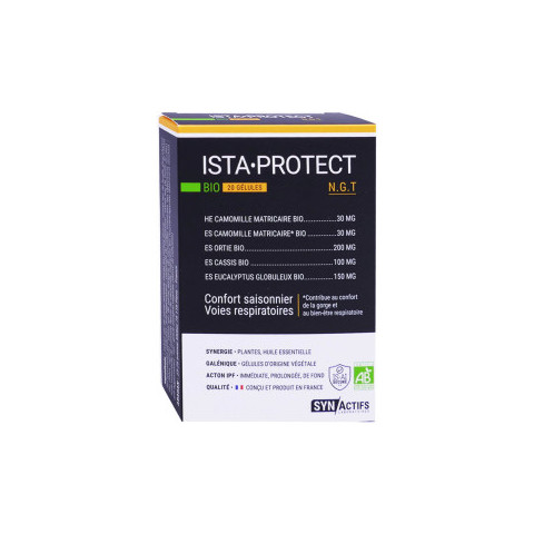 ISTAPROTECT SYNActifs BIO CONFORT SAISONNIER VOIES RESPIRATOIRES 20 GELULES