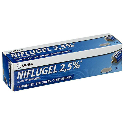NIFLUGEL 2,5% GEL LOC T/60G