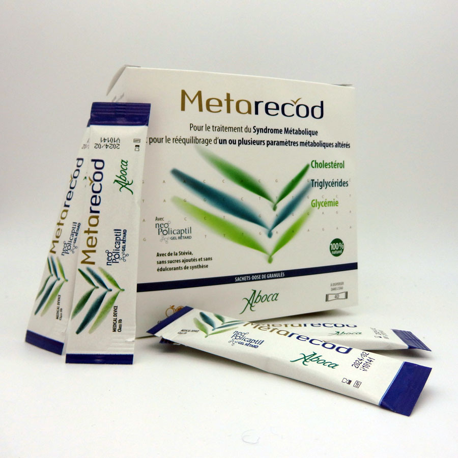 Aboca Metarecod Syndrôme métabolique. 40 sachets