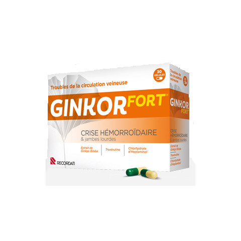 GINKOR FORT boite de 30 gélules