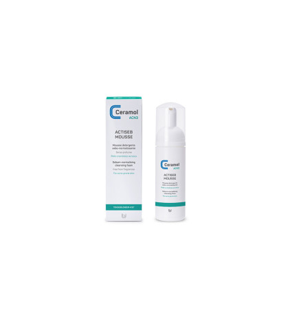CERAMOL acné ACN3 ACTISEB MOUSSE NETTOYANTE sebo-normalisante 150ML