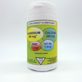 MAGNESIUM CALCIUM ZINC B6 30 Gélules